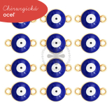 Medzikus evil eye, 10 x 6 mm - 1 ks