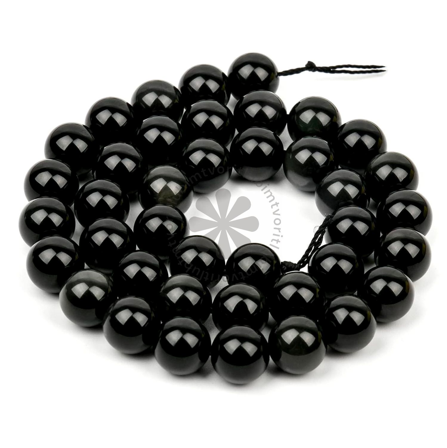 Black Onyx, 12 mm - 1 ks