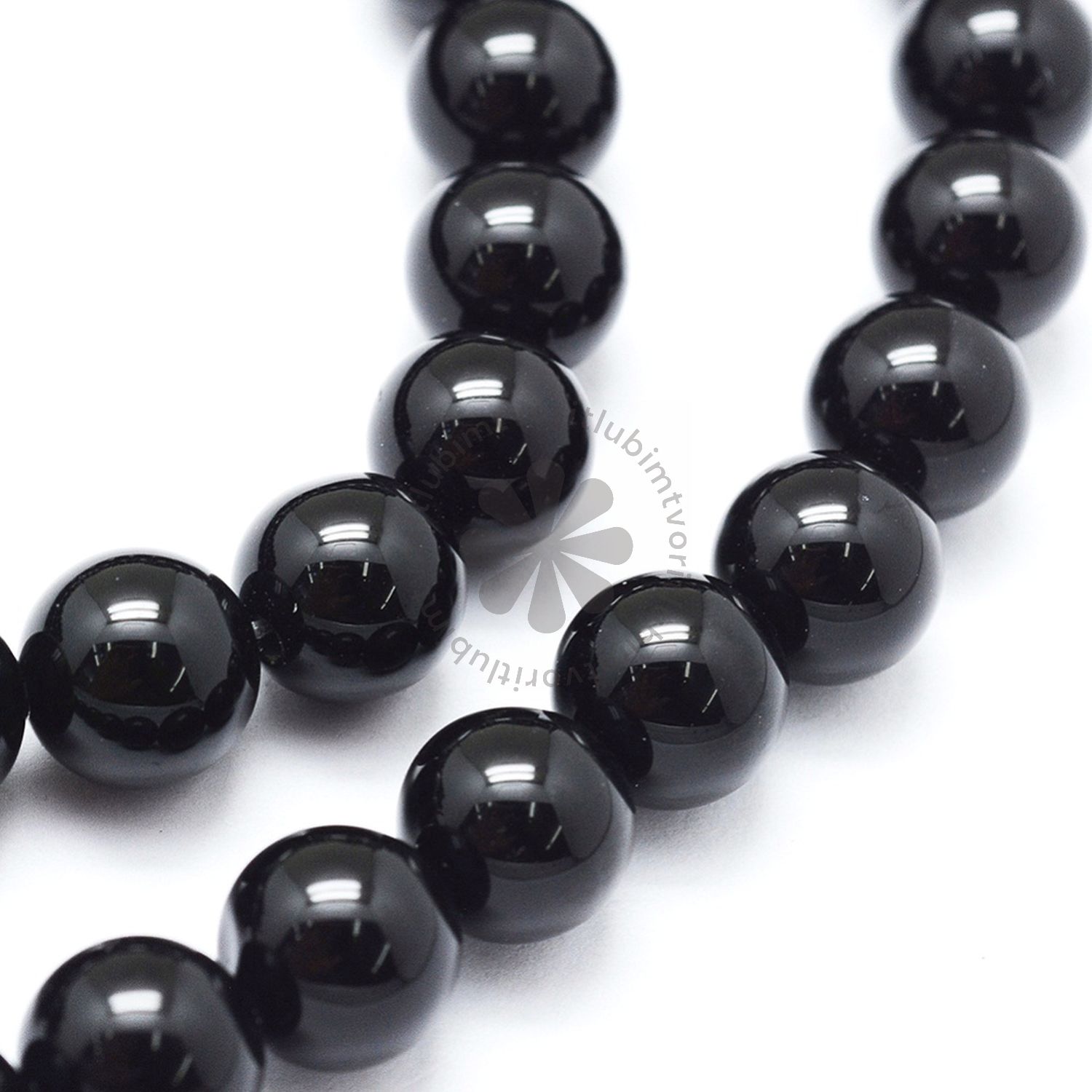 Black Onyx, 6 mm - 1 ks