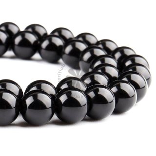 Black Onyx, 6 mm - 1 ks