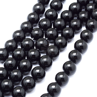 Black Onyx, 6 mm - 1 ks